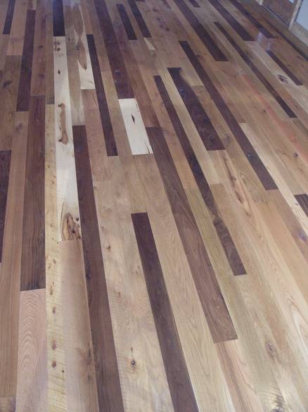 Mixed Hardwood and Softwood Floor